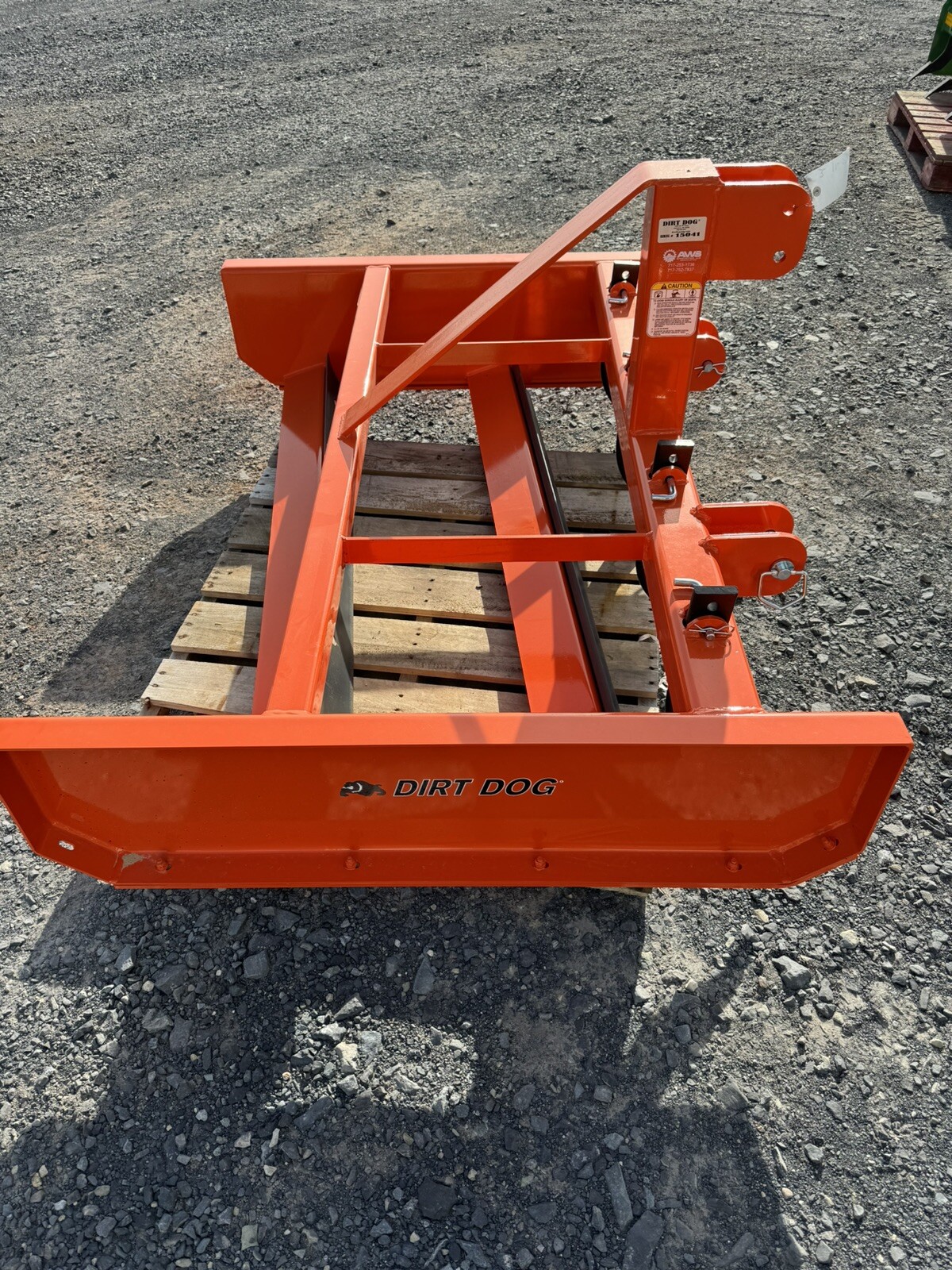 New Dirt Dog Road Grader Land Plane 5' w/ Ripper Teeth Orange