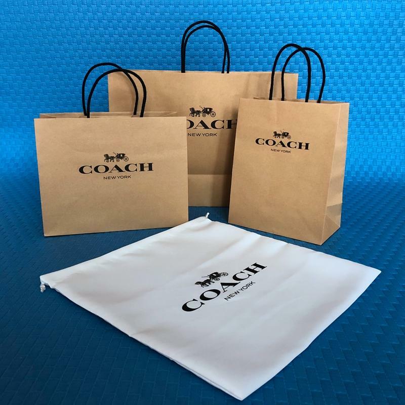 NEW Coach Gift Bag(Original America) Paper Bag (OR) Coach Authentic dust bag
