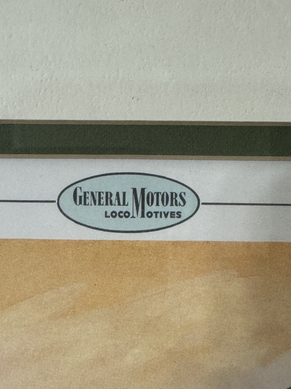 Lithograph Of The General Motors Train 'The Erie Limited' Vintage