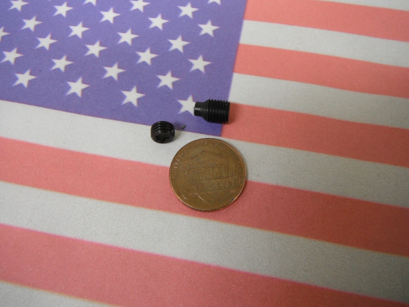 BRIDGEPORT MILL PART, milling machine COLLET ALIGNMENT & SET SCREW M1137 M1424