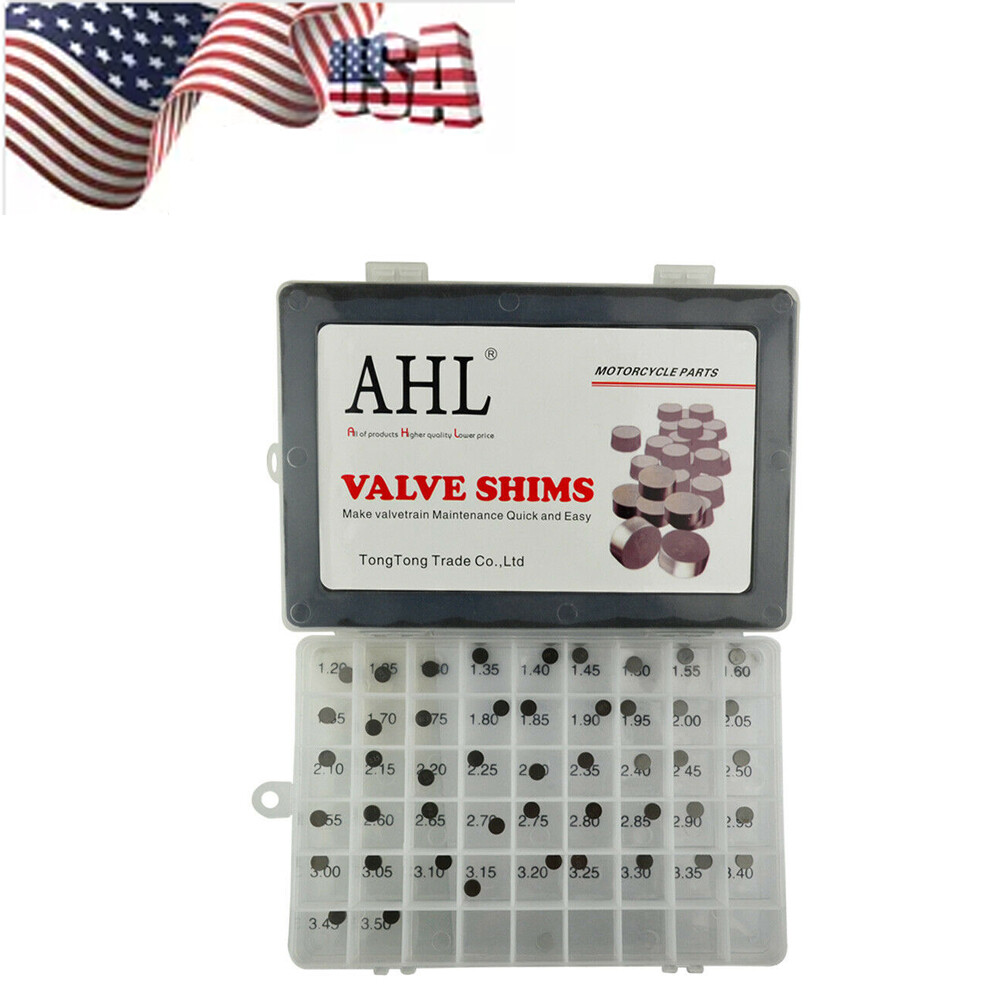 47pcs 7.48mm Valve Shims Kit 1.2mm to 3.5mm for Honda CRF250X CRF250R 2004-2016