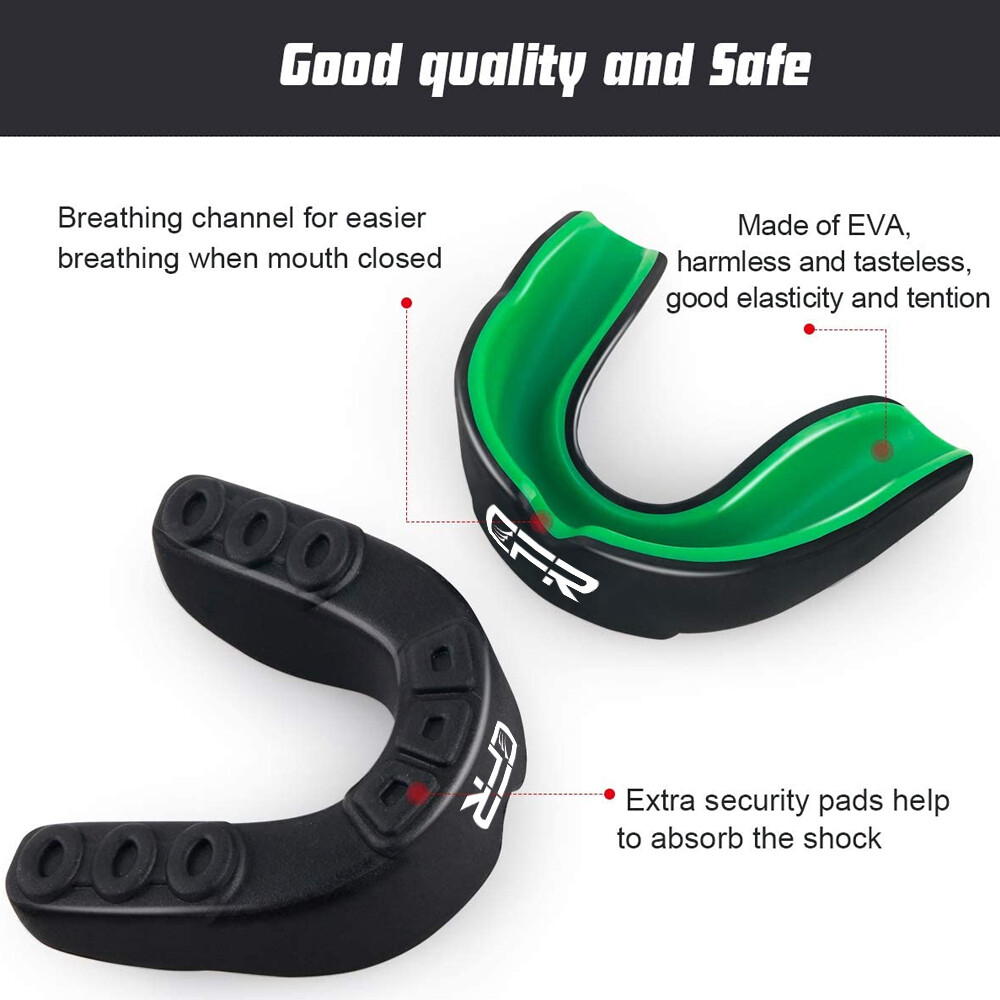 Mouth Guard Teeth Gum Shield Boxing MMA Grinding Sports Rugby Gel MouthPiece DSM