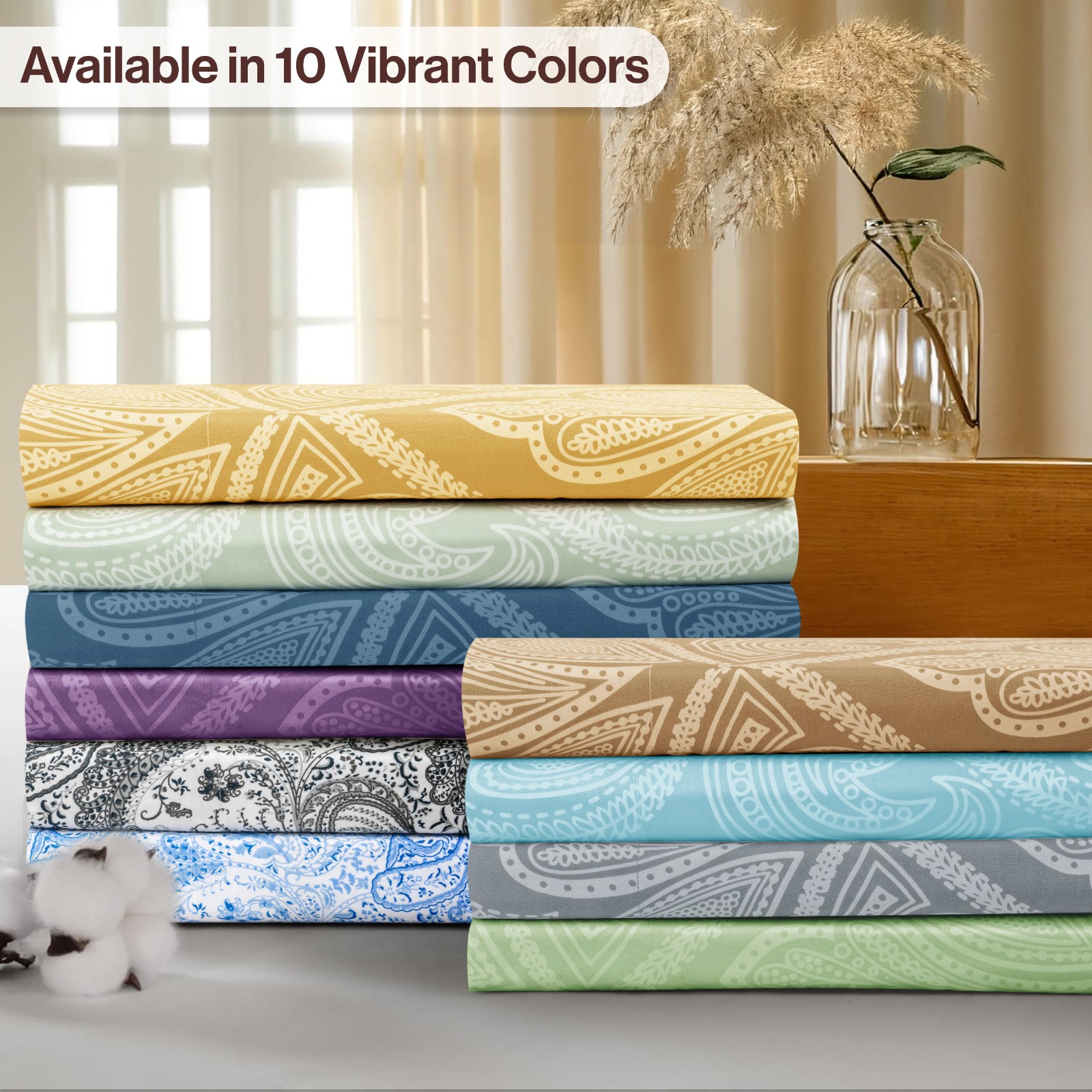 4 Piece Sheet Set Hotel Collection Luxury Ultra Soft Deep Pocket Bed Sheets Sets