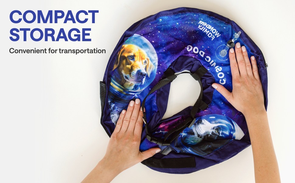 Soft Pet Recovery Inflatable Collar for Dog & Cat After Surgery Protective Cone