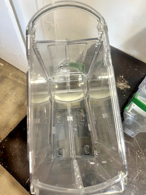 LOT OF 3 TRADE FIXTURES 618/624 COMMERCIAL BULK FOOD GRAVITY BIN DISPENSERS