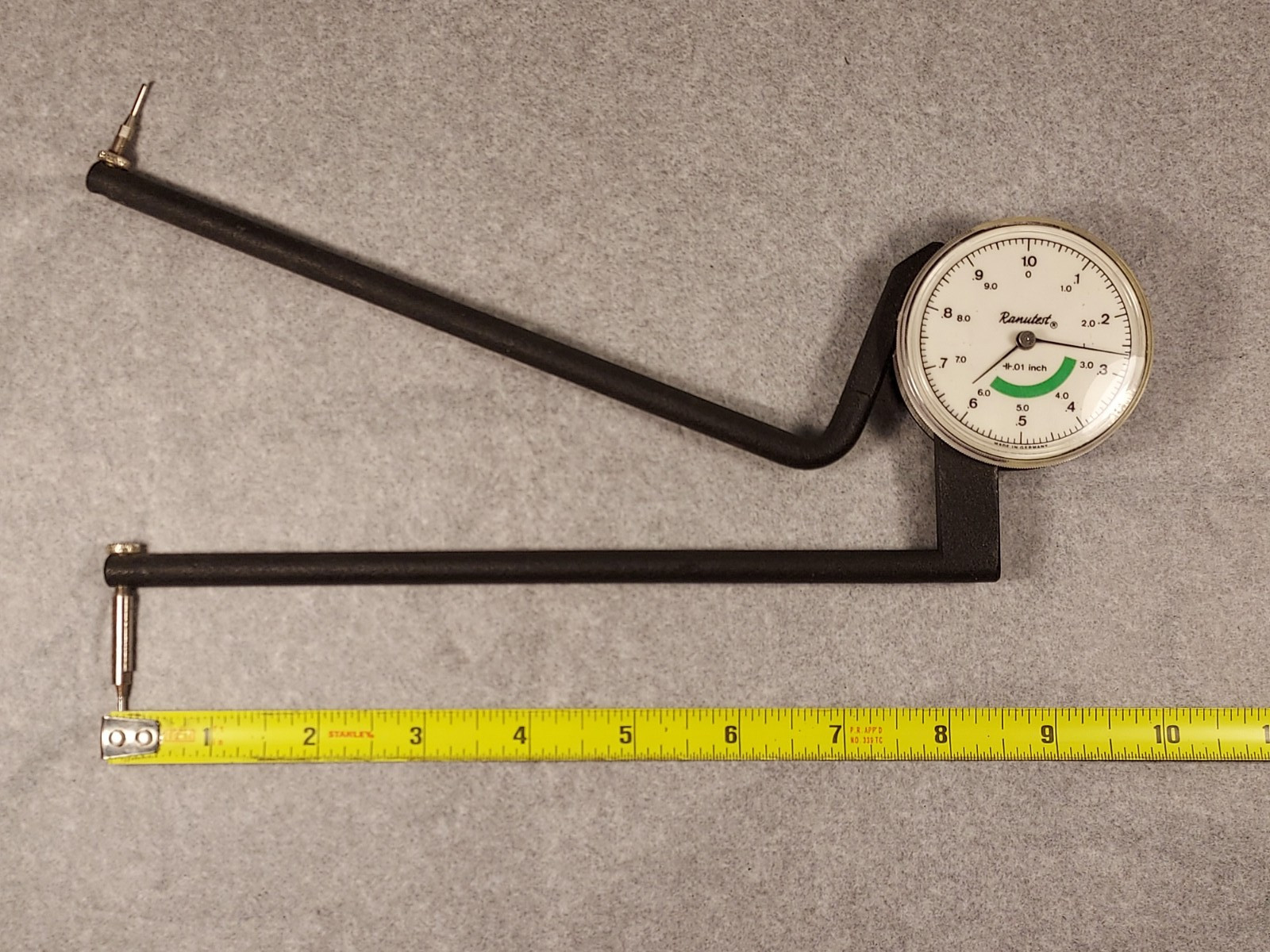 Paretest/Kroeplin Langenmesgerate Analog Caliper Gauge #RAN G6. "K