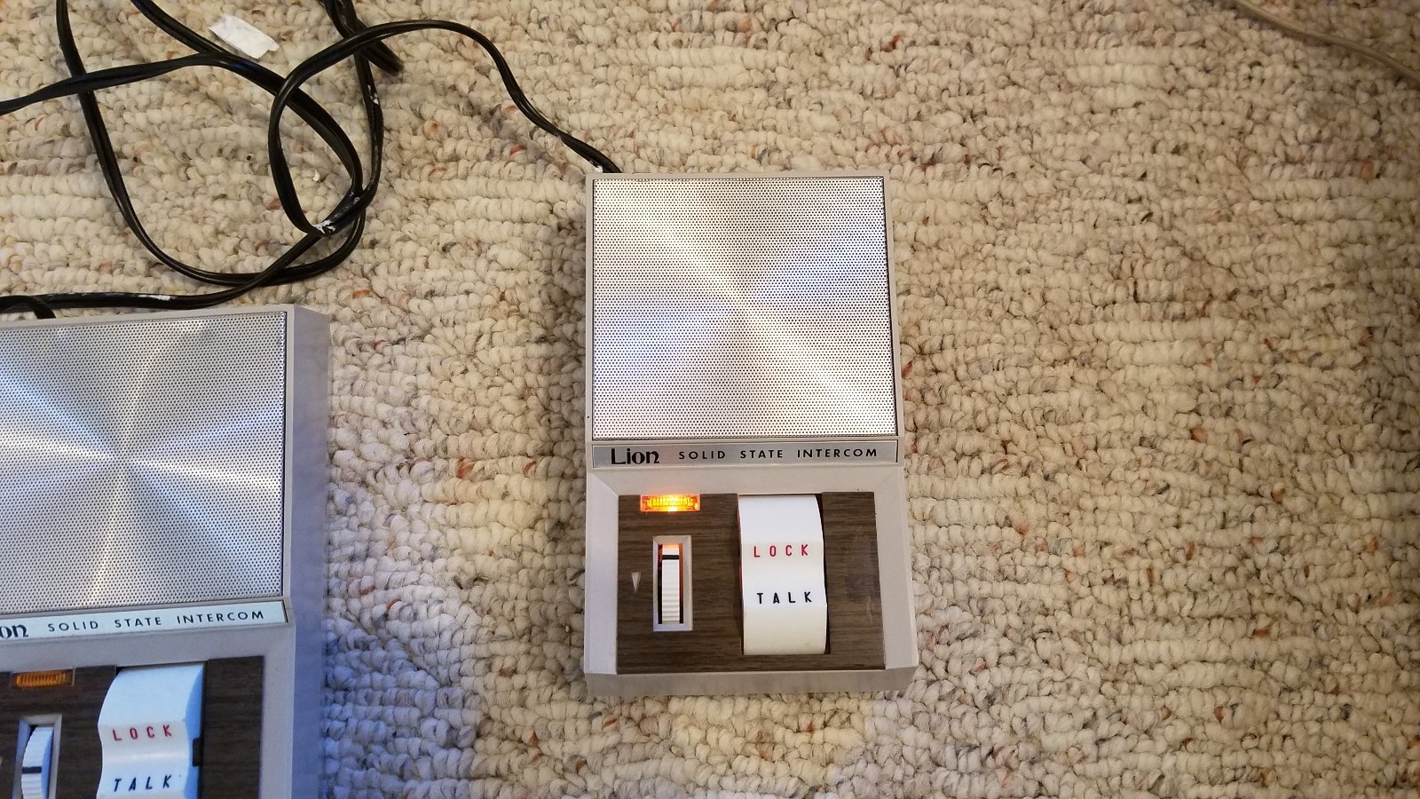 Lion Solid State Intercom Japan AS IS Prop Display NOT WORKING Vintage Pair