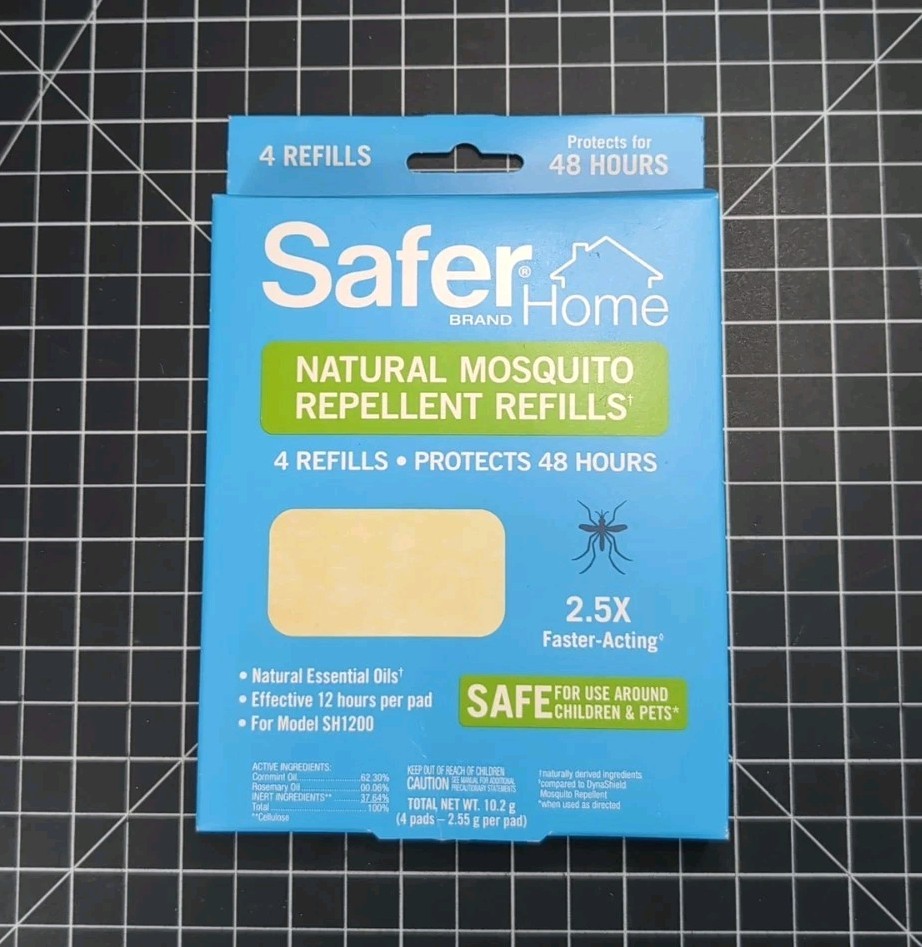 Safer Home SH1200R4R Natural Mosquito Repellent Refills - 4 Refills Included