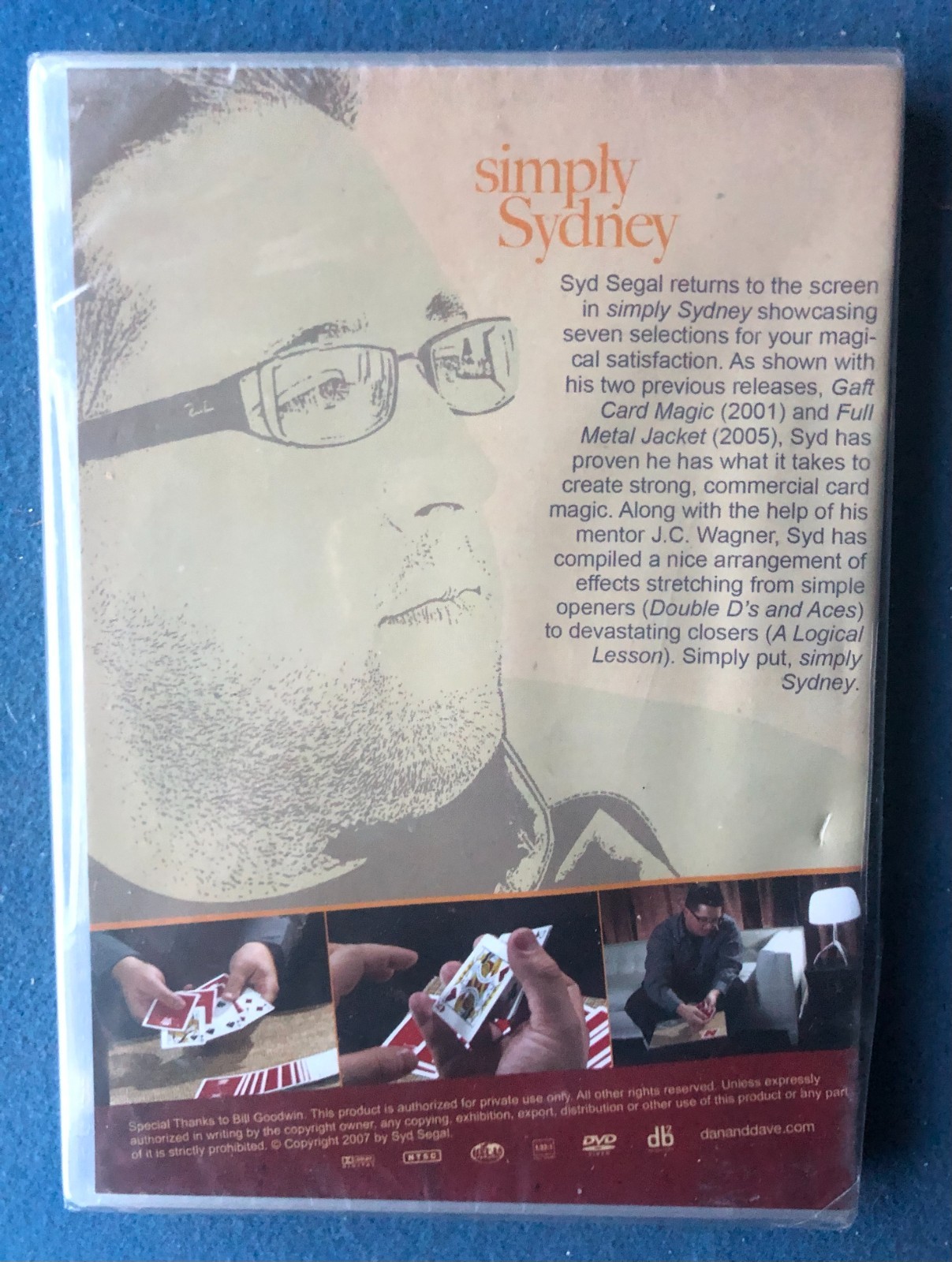 Magic Trick Instructional DVD Simply Sydney Syd Segal Sealed 7 Effects 2007