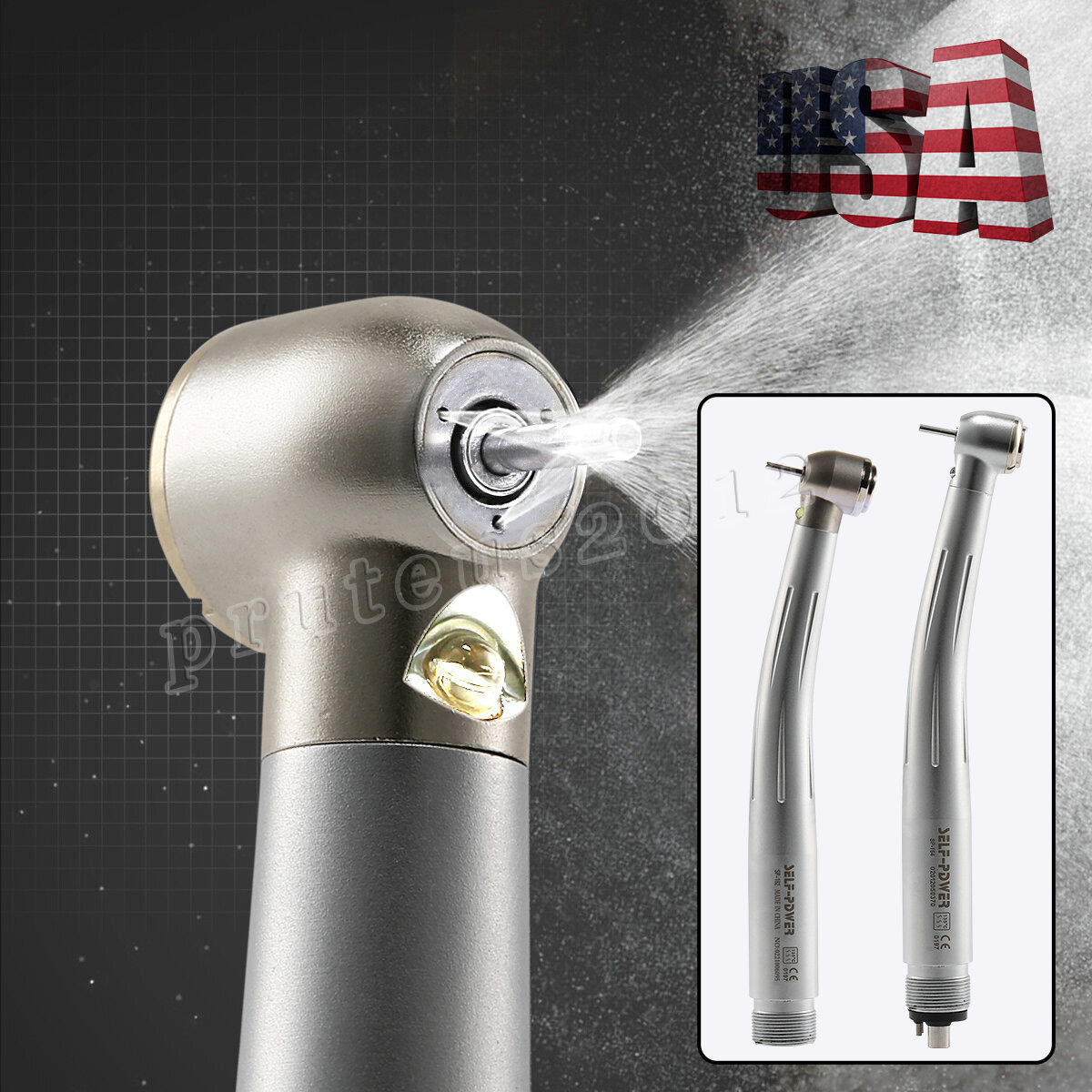 NSK Style Dental Fiber Optic LED E-generator high speed handpiece 4HOLE / 2HOLE