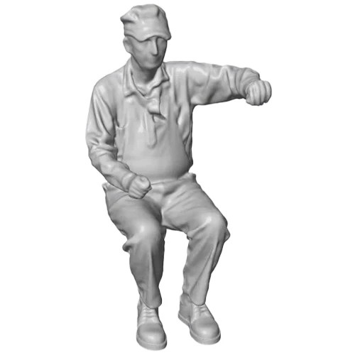 ENGINEER & FIREMAN Resin Print 1/87 HO Scale SET OF 9