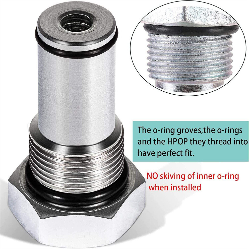 6.0 High Pressure Oil System IPR Air Test Fitting Kit for Ford 6.0L Powerstroke