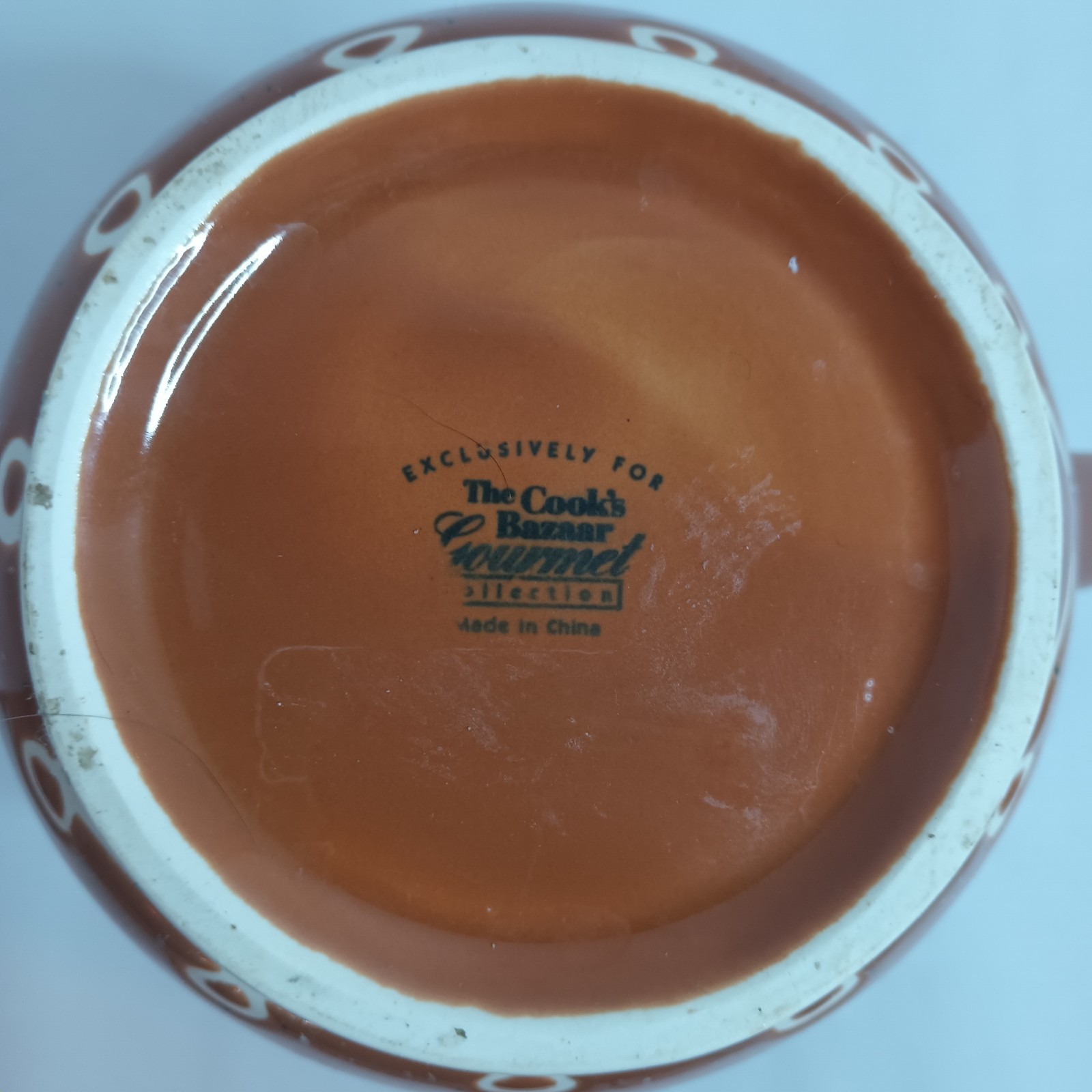 Cook's Bazaar Gourmet Collection Gingerbread Boy, Girl Speckled Glazed Pitcher