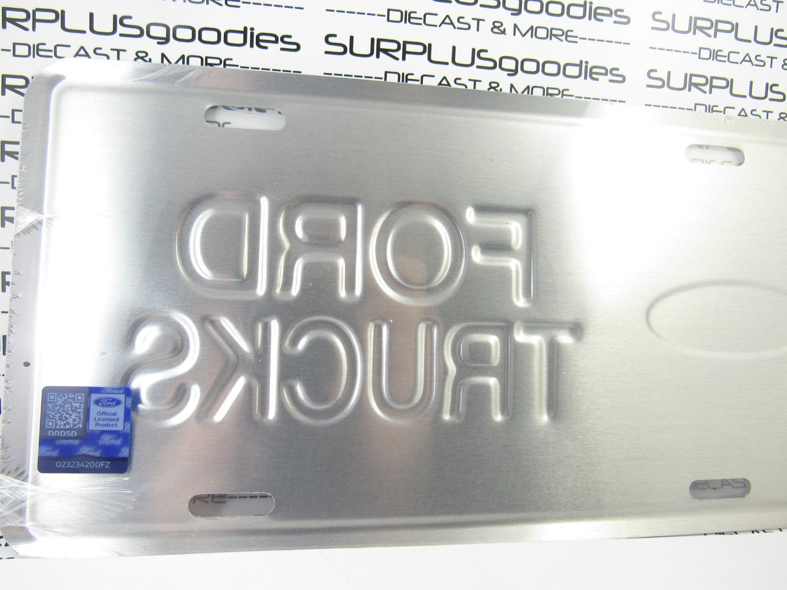 Classic FORD TRUCKS F150 F250 6"x 12" License Plate Tag EMBOSSED Stamped Metal