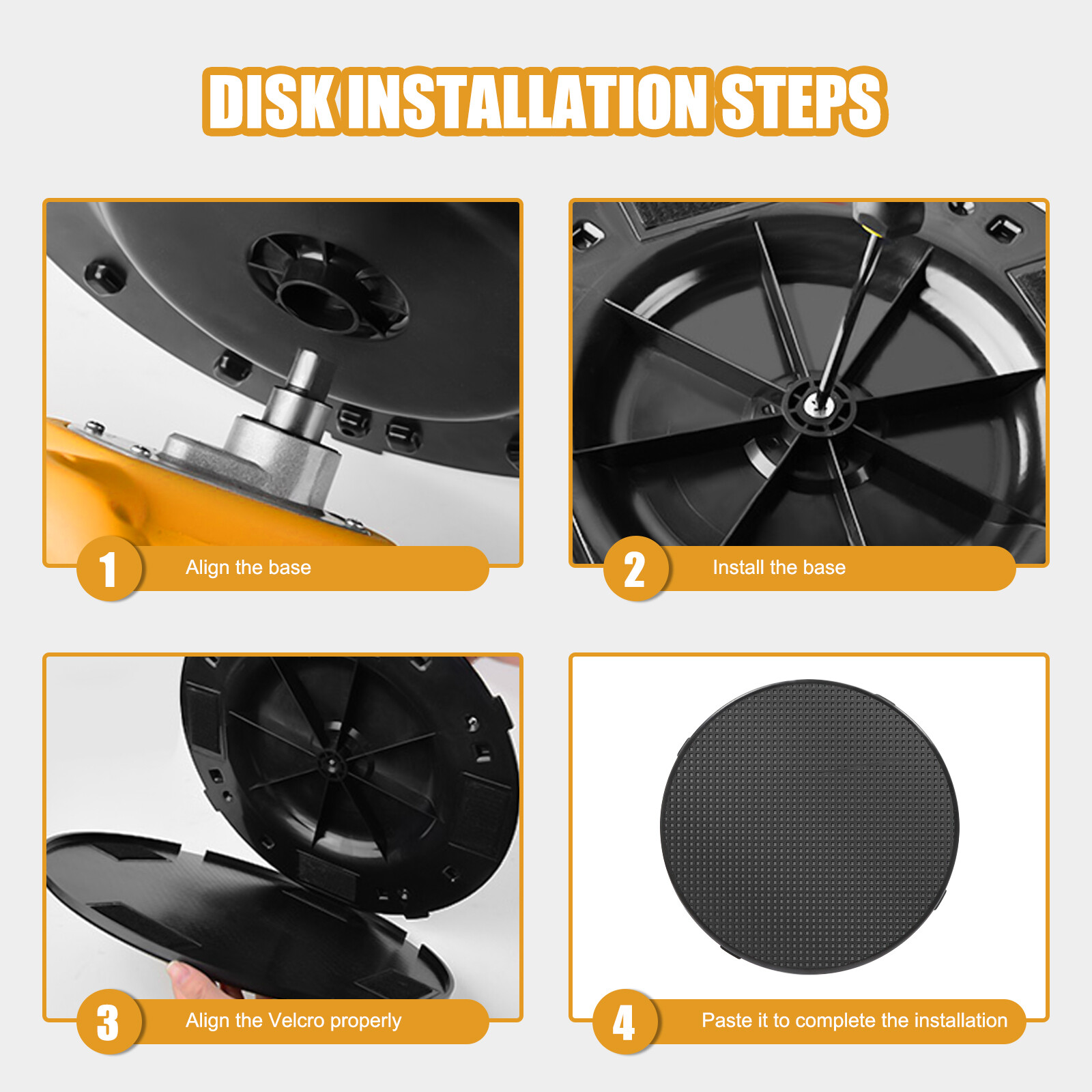 110V Concrete Polishing Machine Smoothing Polishing Machine 6 Variable Speed