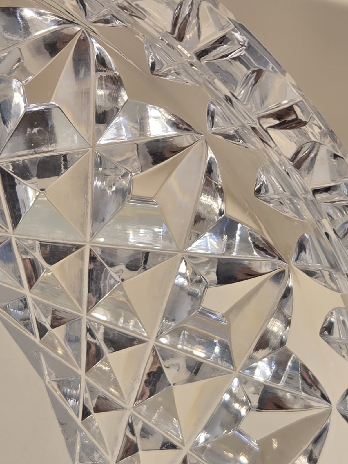 VTG Waterford Cut Crystal 12 Days Of Christmas 8" Diameter Christmas 1989 & 1992