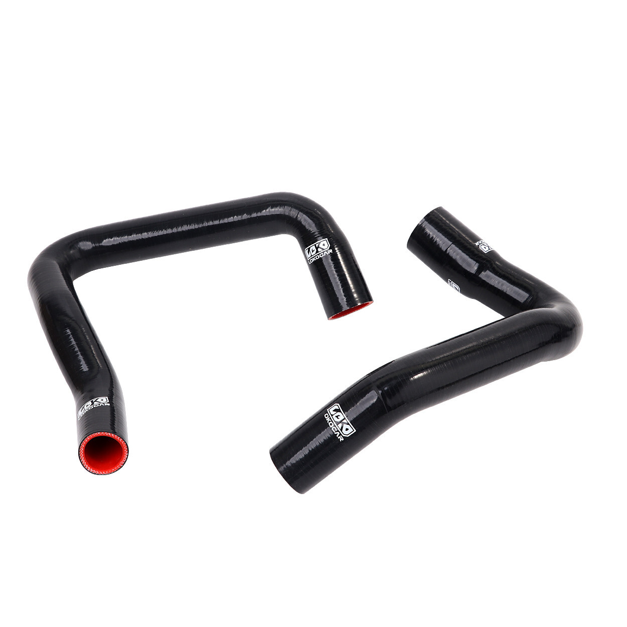 Silicone Radiator Hose Piping Kit Fits For 1986-1993 Mustang GT LX Cobra Black