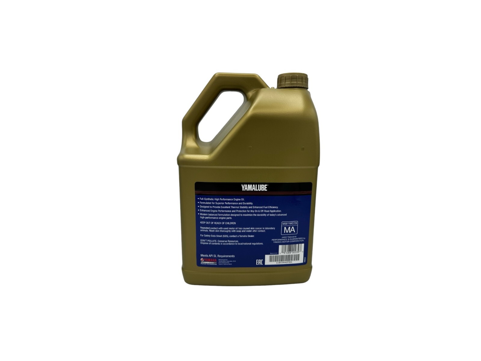 Yamalube 10W-40 Full Synthetic 4T Hi-Performance Engine Oil LUB-10W40-FS-04