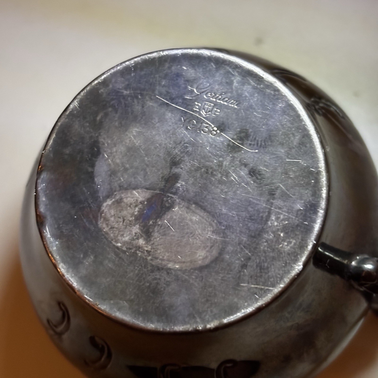 Rare Vintage Silver Chantilly Baby Cup Chastening by Gorham YO 1381 Tarnished