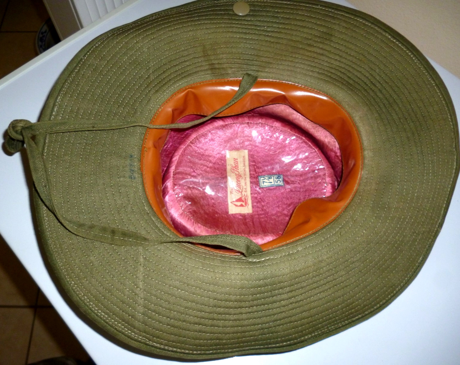 Vietnam 1960s Slouch Hat Commando Hat Size 7 1/4" by Tailor LUONG PHAN in Saigon