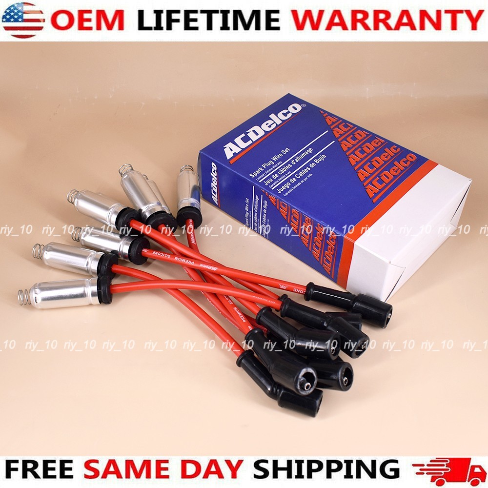 8x OEM 48322 Perforamce Spark Plug Wires For CHEVY G/M LS1 VORTEC 4.8L 5.3L 6.0L