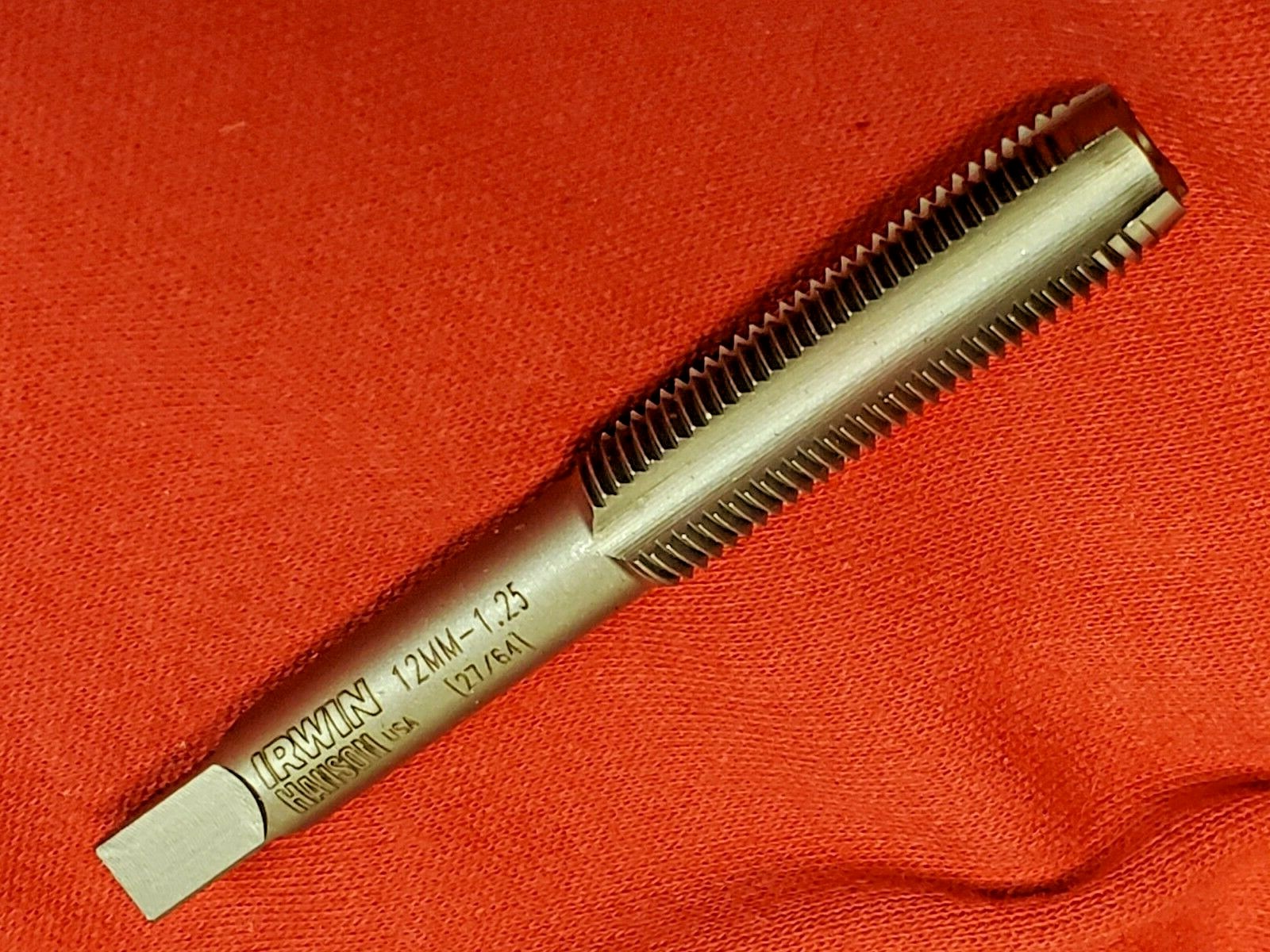 M12 X 1.25 Plug tap Carbon Steel Irwin 1742 ZR Metric Tap 4FL RH Spark Plugs