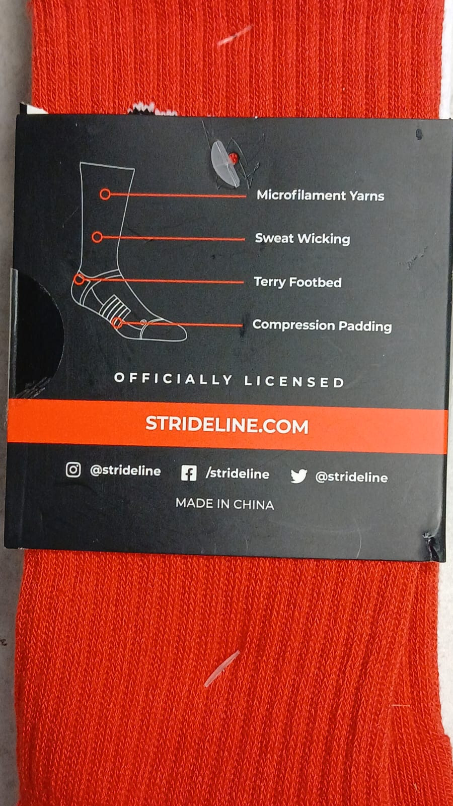 Strideline KC 2 Pk M/L CHIEFS KINGDOM Kansas City Socks Red White Sport Team NEW