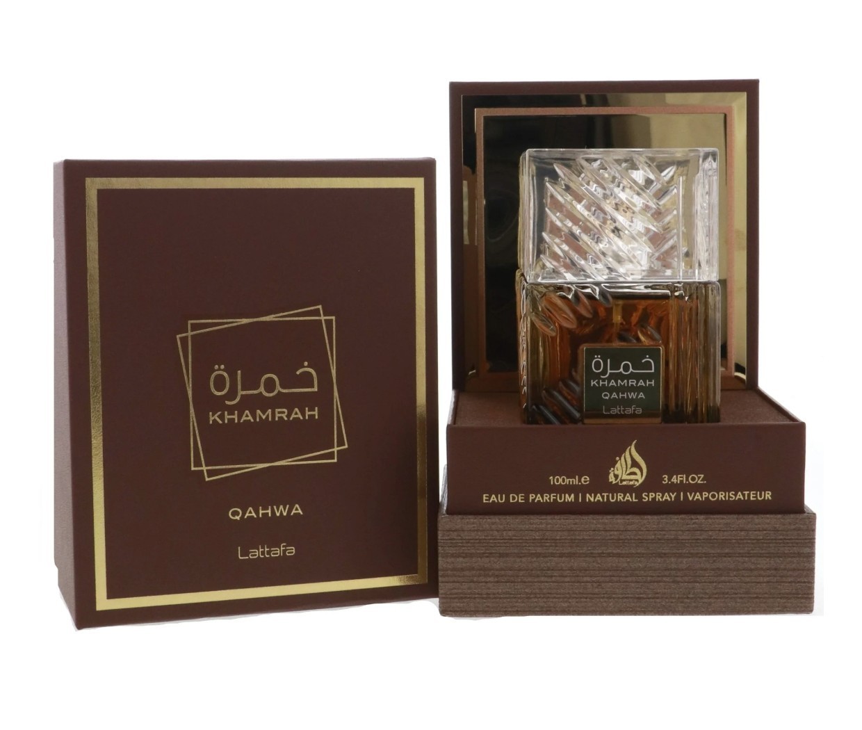 Lattafa Khamrah Qahwa , 3.4 oz EDP Spray