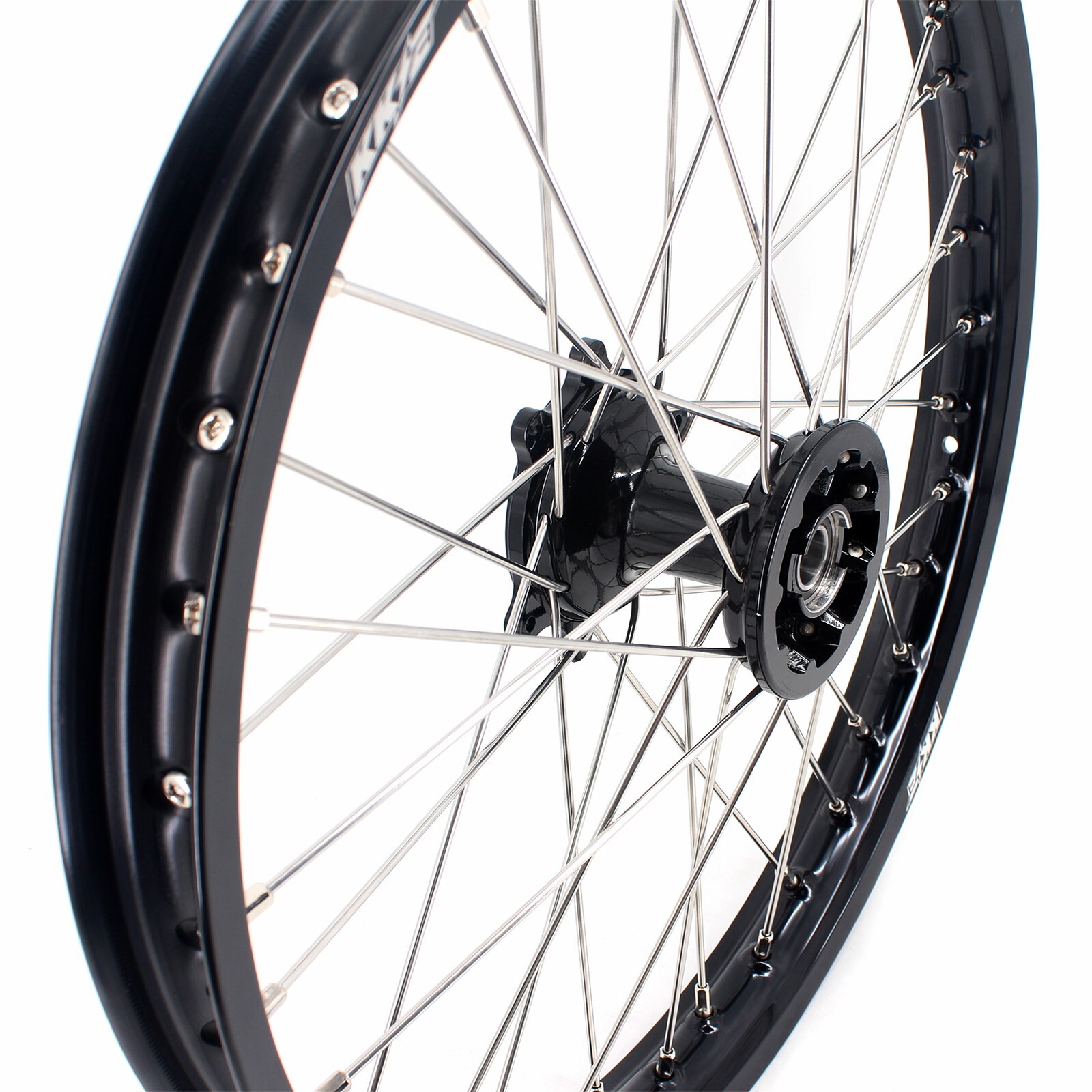 KKE 21/19" Cast MX Wheels Fit Honda CR125R CR250R 1995-2001 CR500R 1996-01 Black