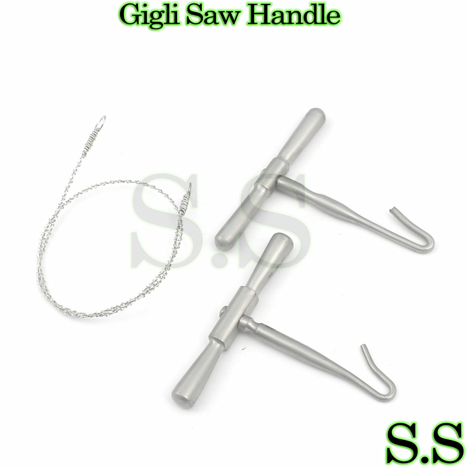 GIGLI SAW 12" WIRE & 2 HANDLES VETERINARY Orthopedic