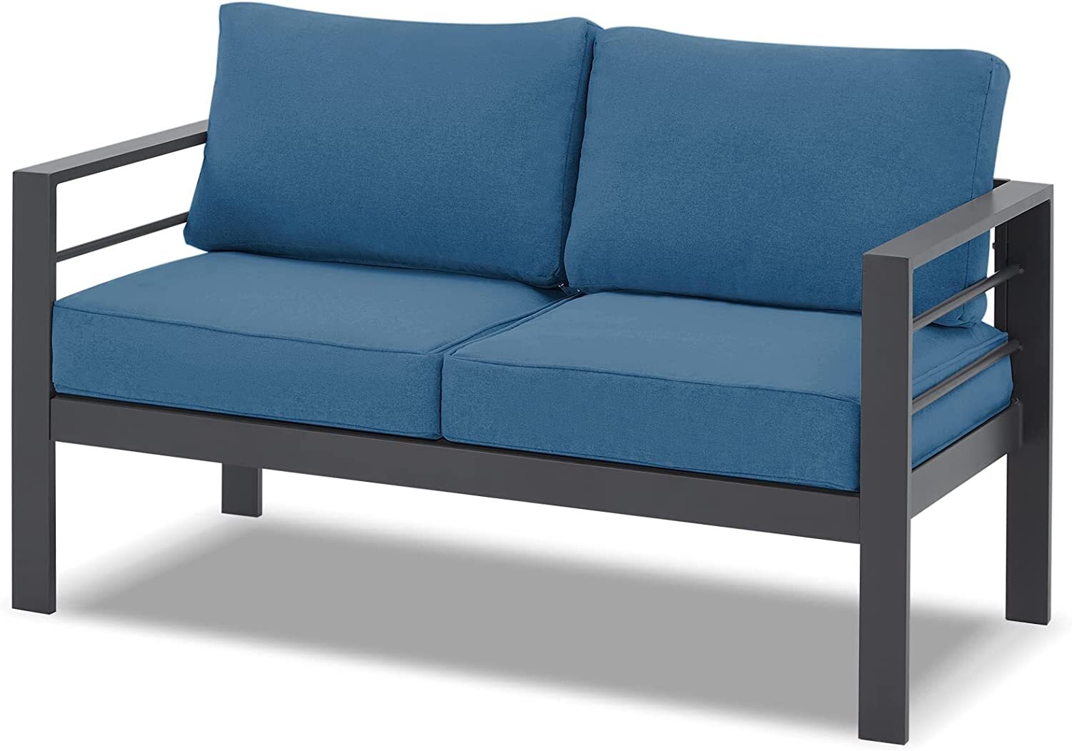 AECOJOY Aluminum Outdoor Furniture Sets Garden Conversation Set Sectional Sofa