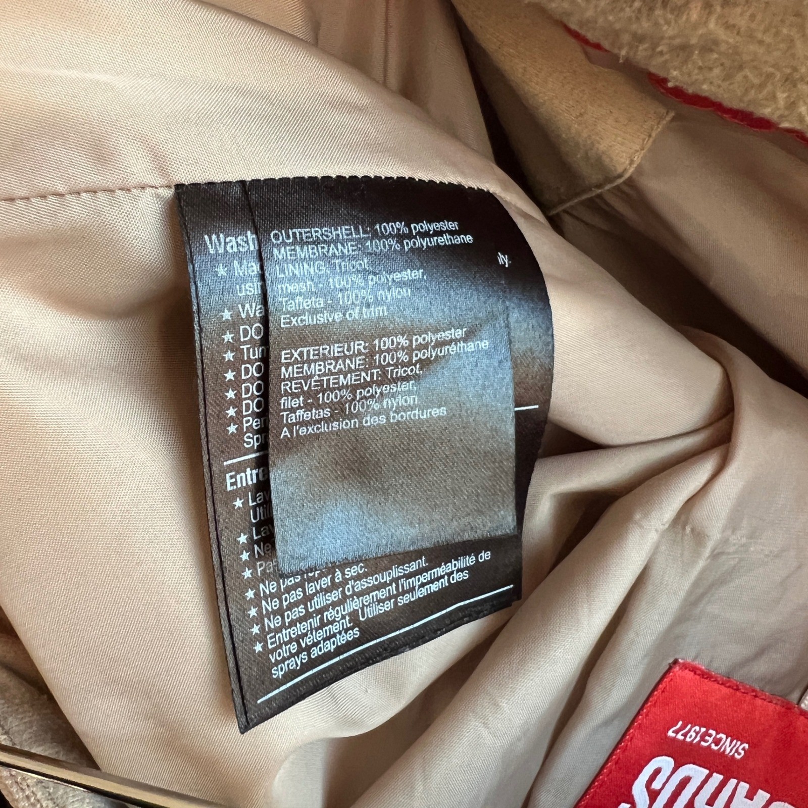 Burton Dryride baggy snowboard pants men's small tan cargo