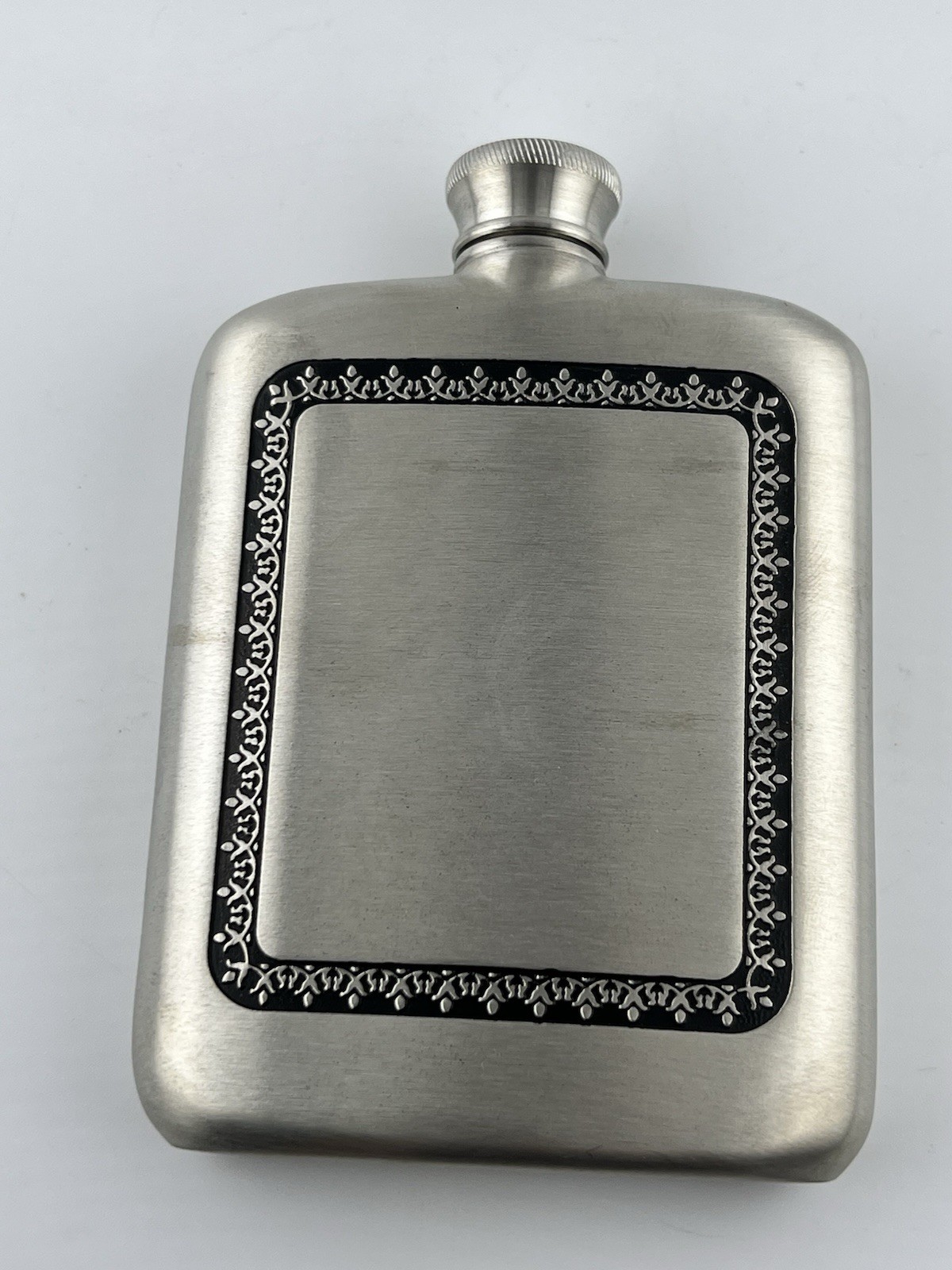 Royal Selangor Pewter Hip Flask Brushed Finish w Box Gift Barware