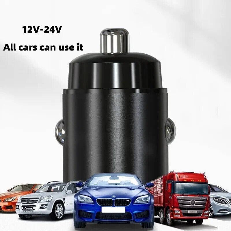 100W Super Fast Phone Car Charger Adapter USB Type C For iPhone Samsung Android