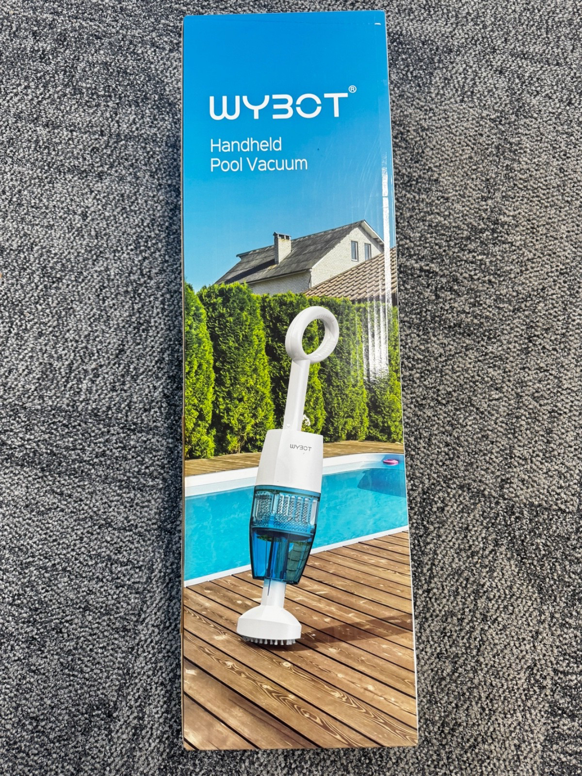 Wybot Hyson 100 Handheld Pool Vacuum - 60 Min Runtime (Upgraded), Heavy-Duty Dee