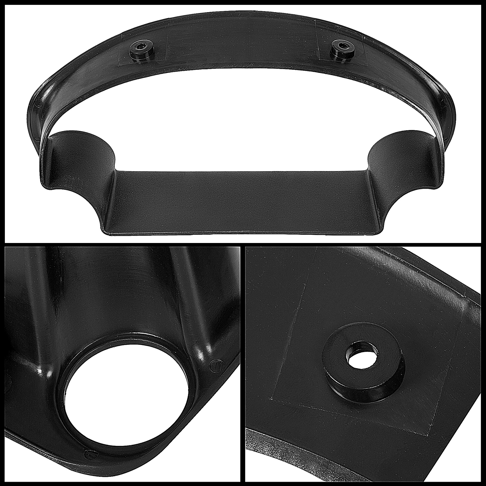 For 1996-00 97 98 99 Honda Civic EK EM1 Dual Gauge Cluster Pod Meter Bezel 52mm