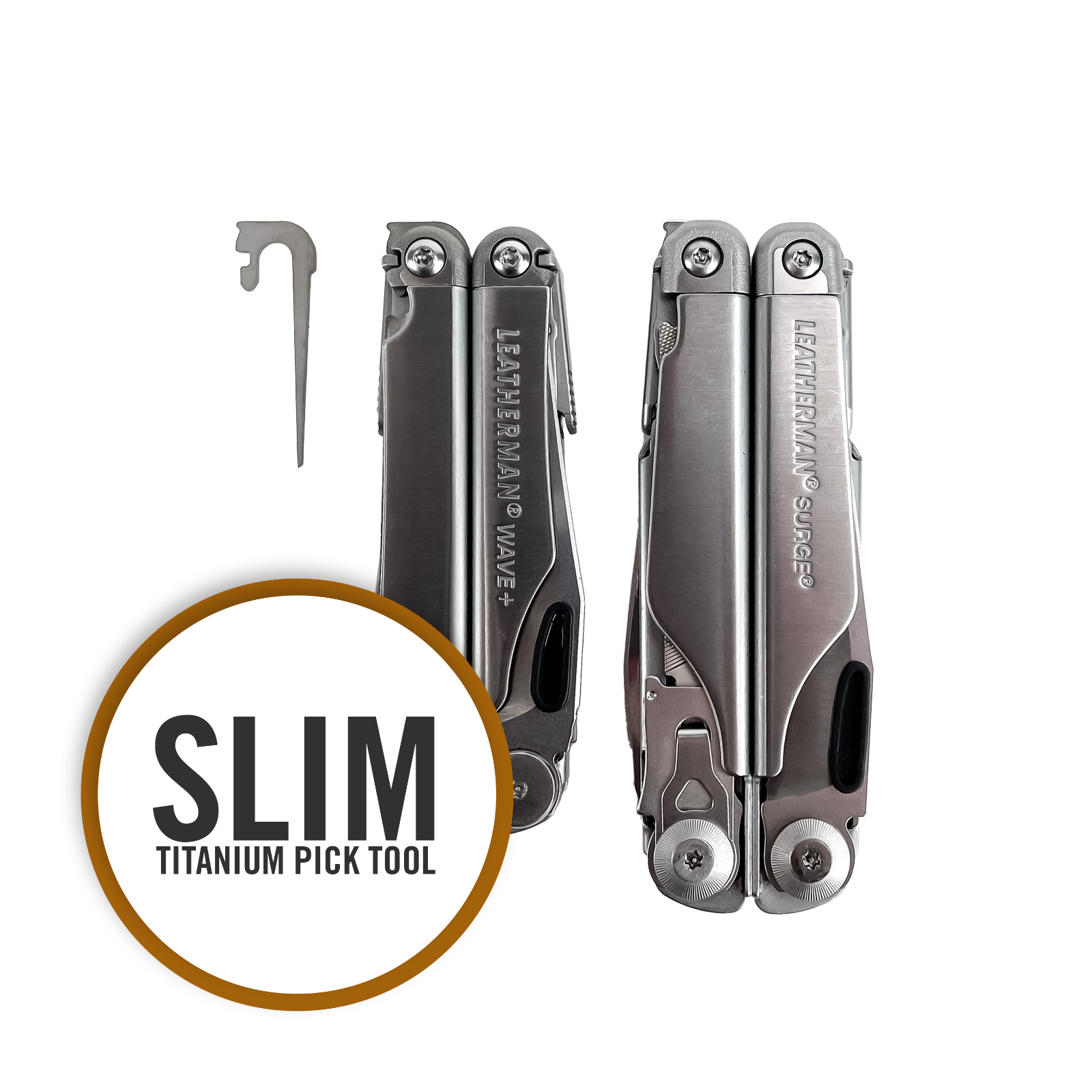 Titanium Pick Tool | Compatible with Leatherman Wave, Surge, and Charge Models