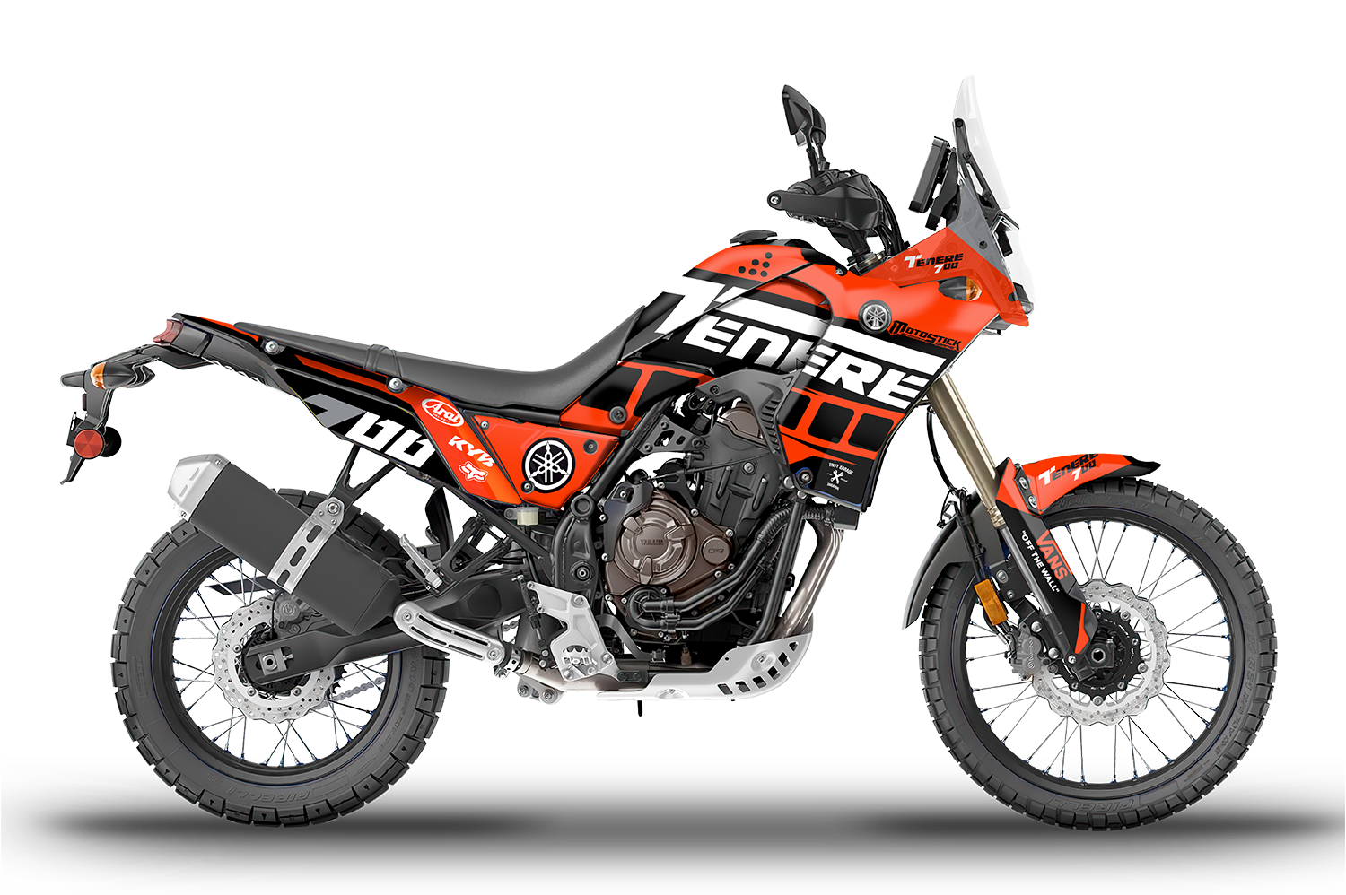 YAMAHA TENERE 700 Graphic Decal kit -2018 2019 2020 2021 2022 2023