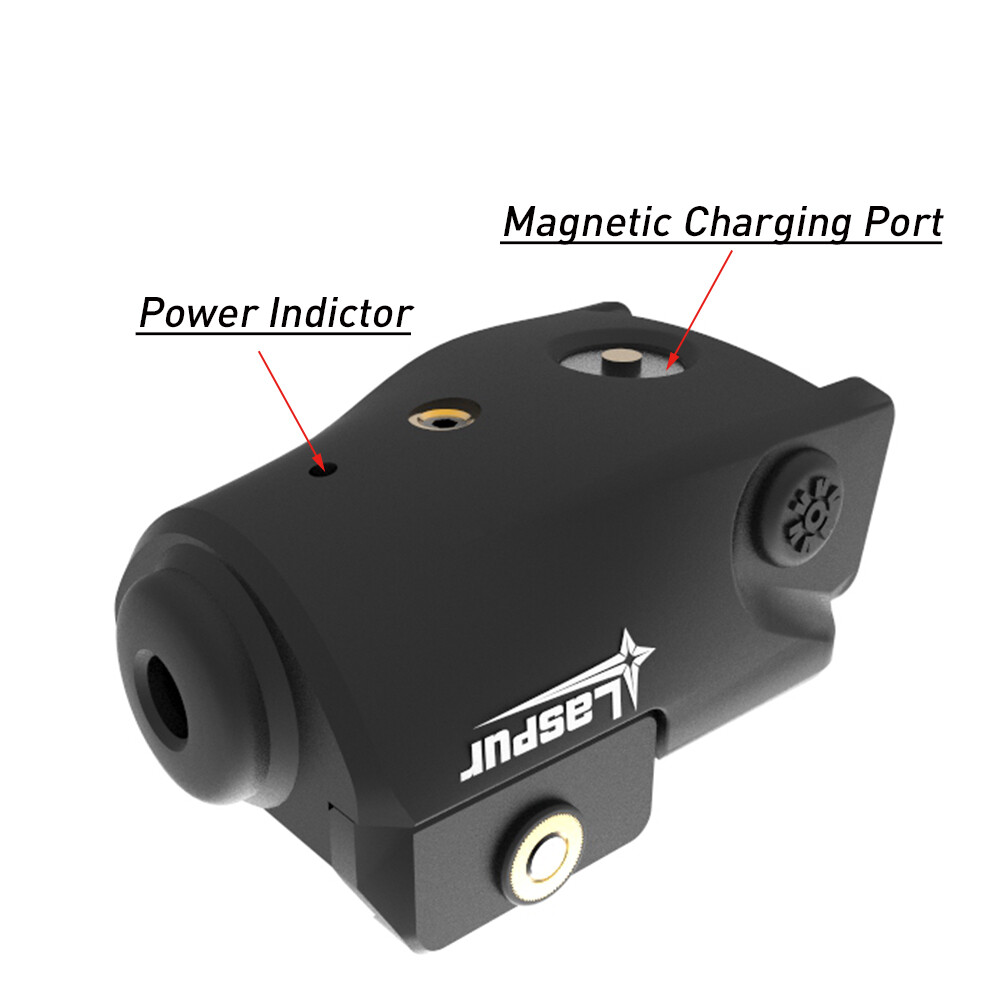 Laspur Sub Compact Green/Red Laser Sight Rechargeable Battery