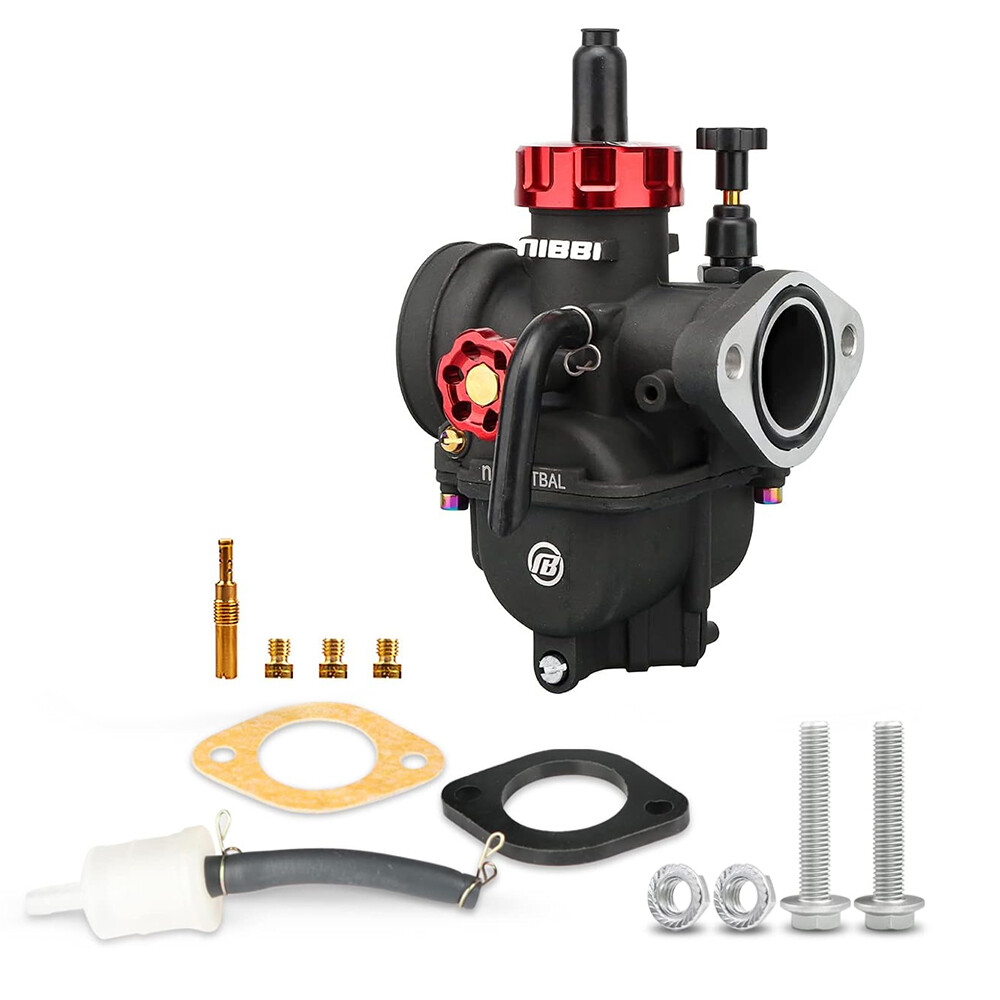 NIBBI PE 28mm Flange Pre-Jetted Carburetor For Honda ATC200ES Big Red 1984 ATV