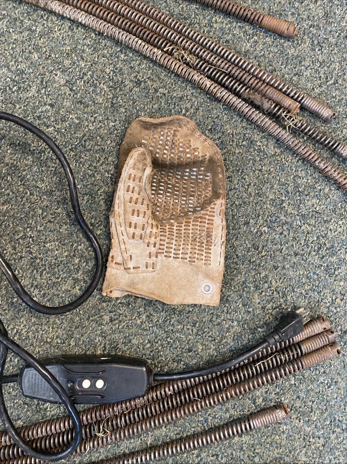 RIDGID K-50 Sectional Drain Cleaning Machine 110V w/Cable and Auger Bits TESTED