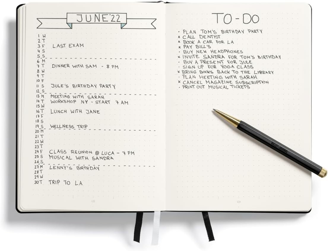 LEUCHTTURM1917 Bullet Journal Gel Pen – Special Edition Drehgriffel, Black Ink