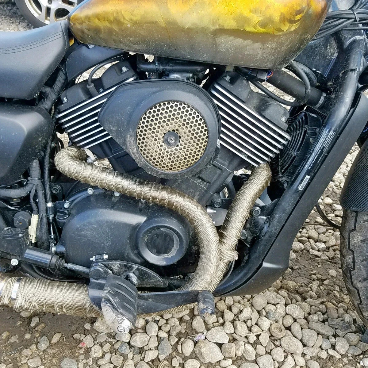 2" 50FT Titanium Exhaust Wrap Manifold Header Pipe Heat Wrap Tape w/ 10 Ties Kit