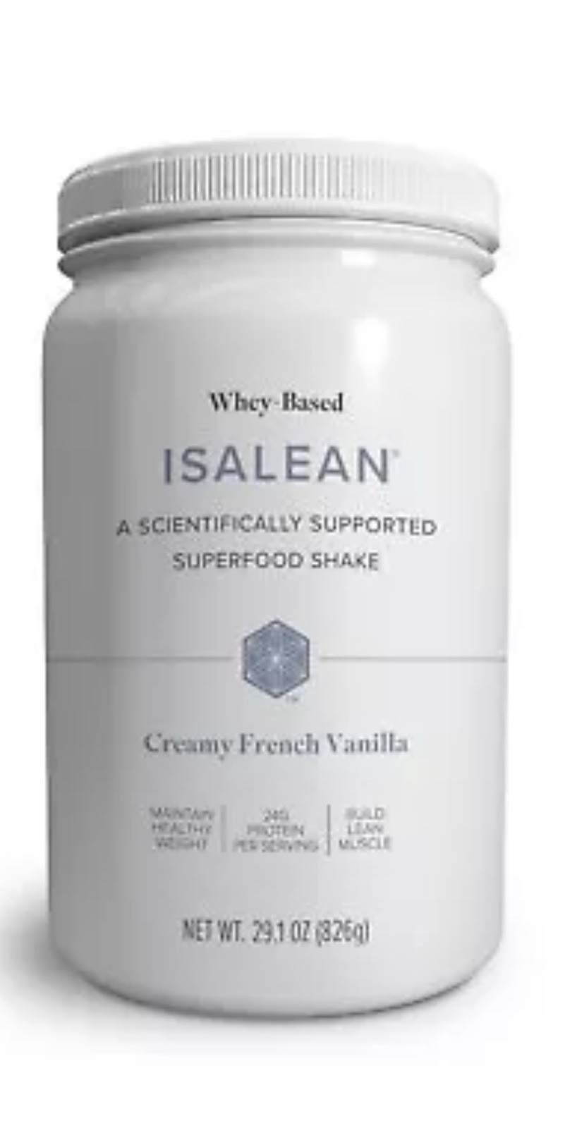 Isagenix Isalean shake Creamy French Vanilla 29.1 Oz Exp 10/26 Free Shipping