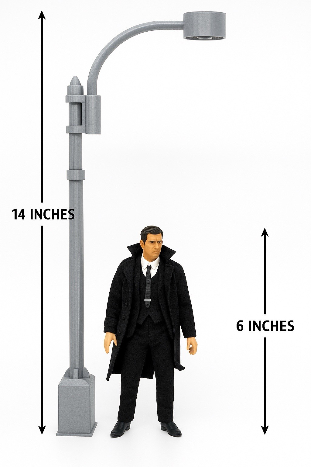 1:12 Scale Street Light Set – 3-Pack Diorama Accessories for Action Figures