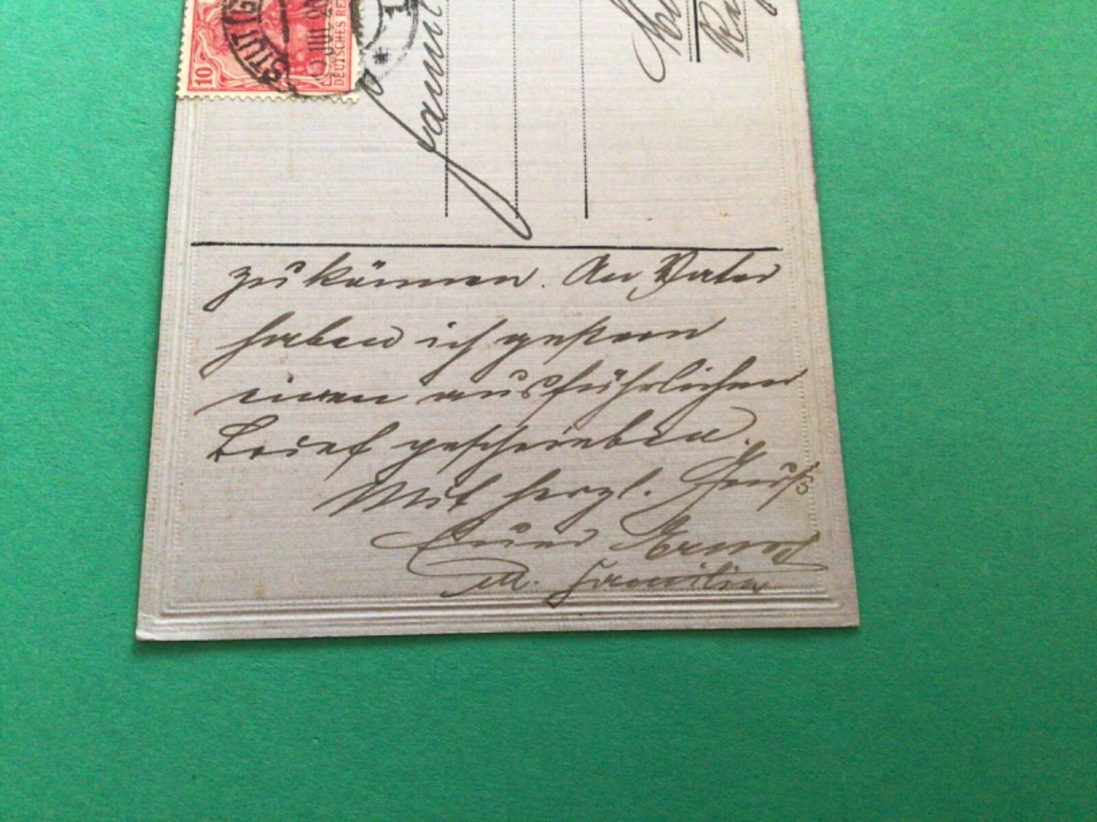 German Empire Stuttgart 1920 postcard A18154