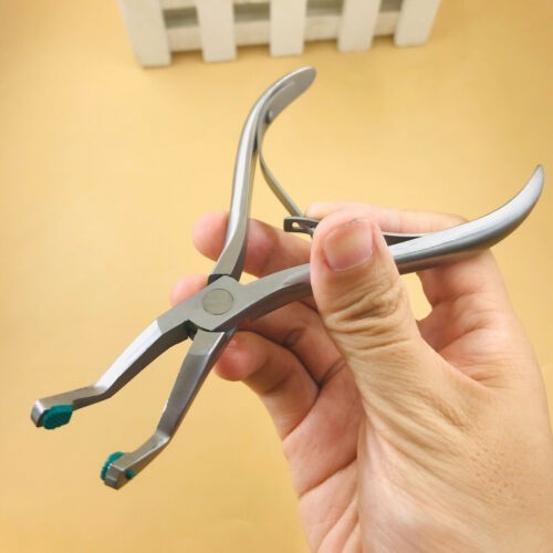 Dental Crown Pliers Remover With Rubber Tipped Stainless Steel Instruments