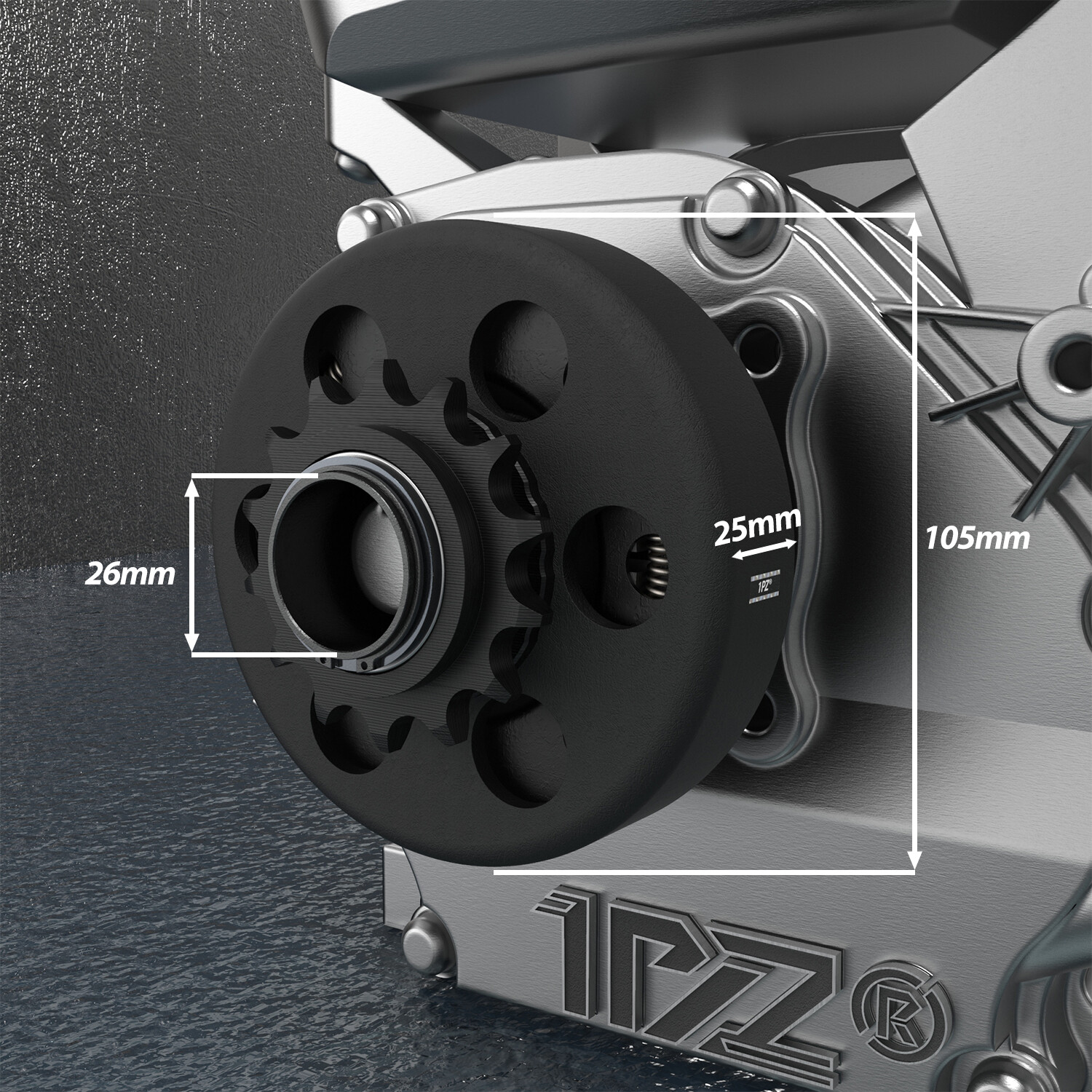 Go Kart Centrifugal Clutch 1 inch Bore 14T 14 Tooth With #40/41/420 Chain 13HP