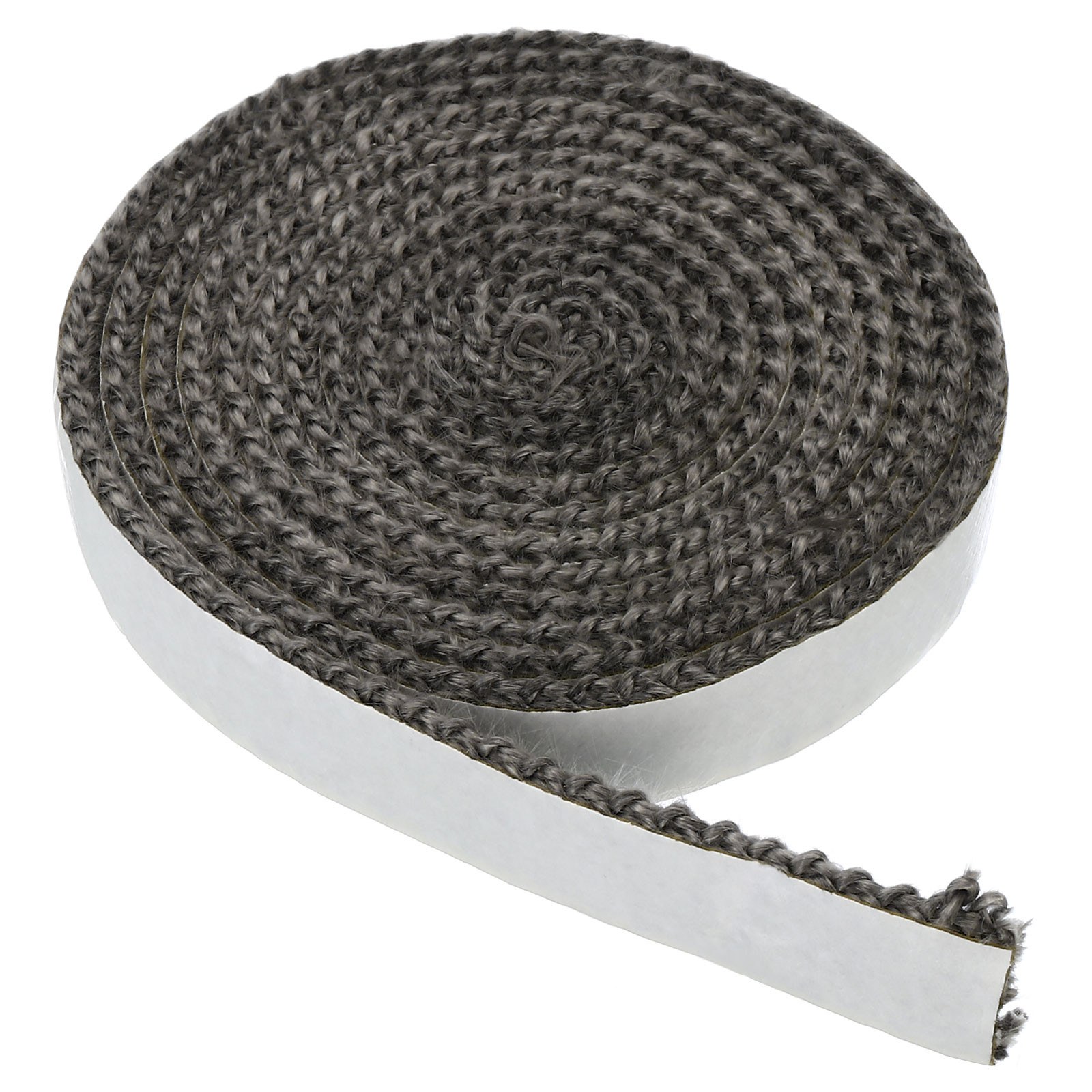 5/8"x 1/8"x73" Wood Stove Gasket Flat Self Adhesive Seal Rope Black