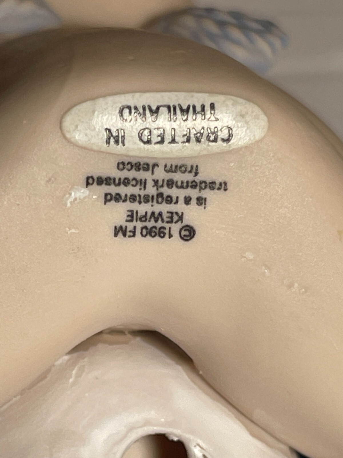 KEWPIE Baby Cupid Bisque Porcelain Figurine - 9 Figurines by Jesco, 1990 pre-own